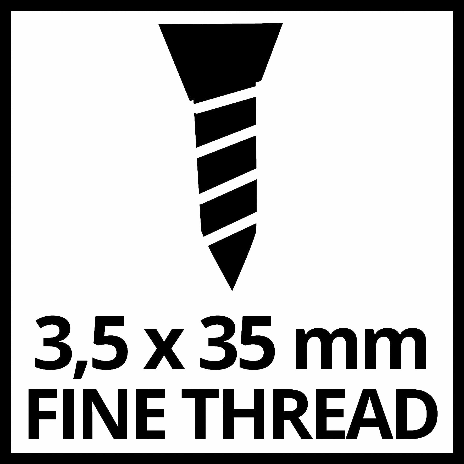 Trockenbauschrauber-Zubehör Schraubengurt, fein, 3,5x35mm