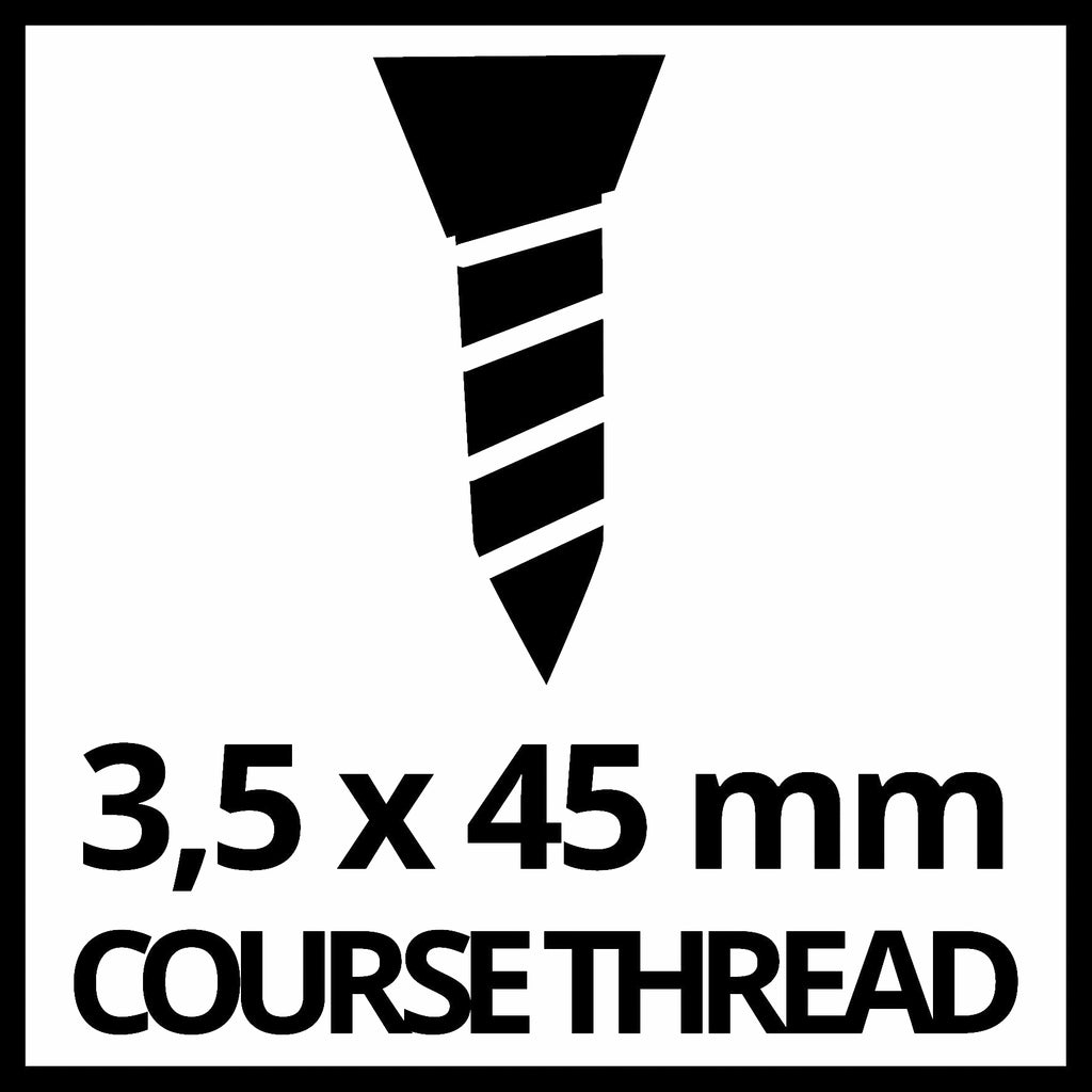 Trockenbauschrauber-Zubehör Schraubengurt, grob, 3,5x45mm