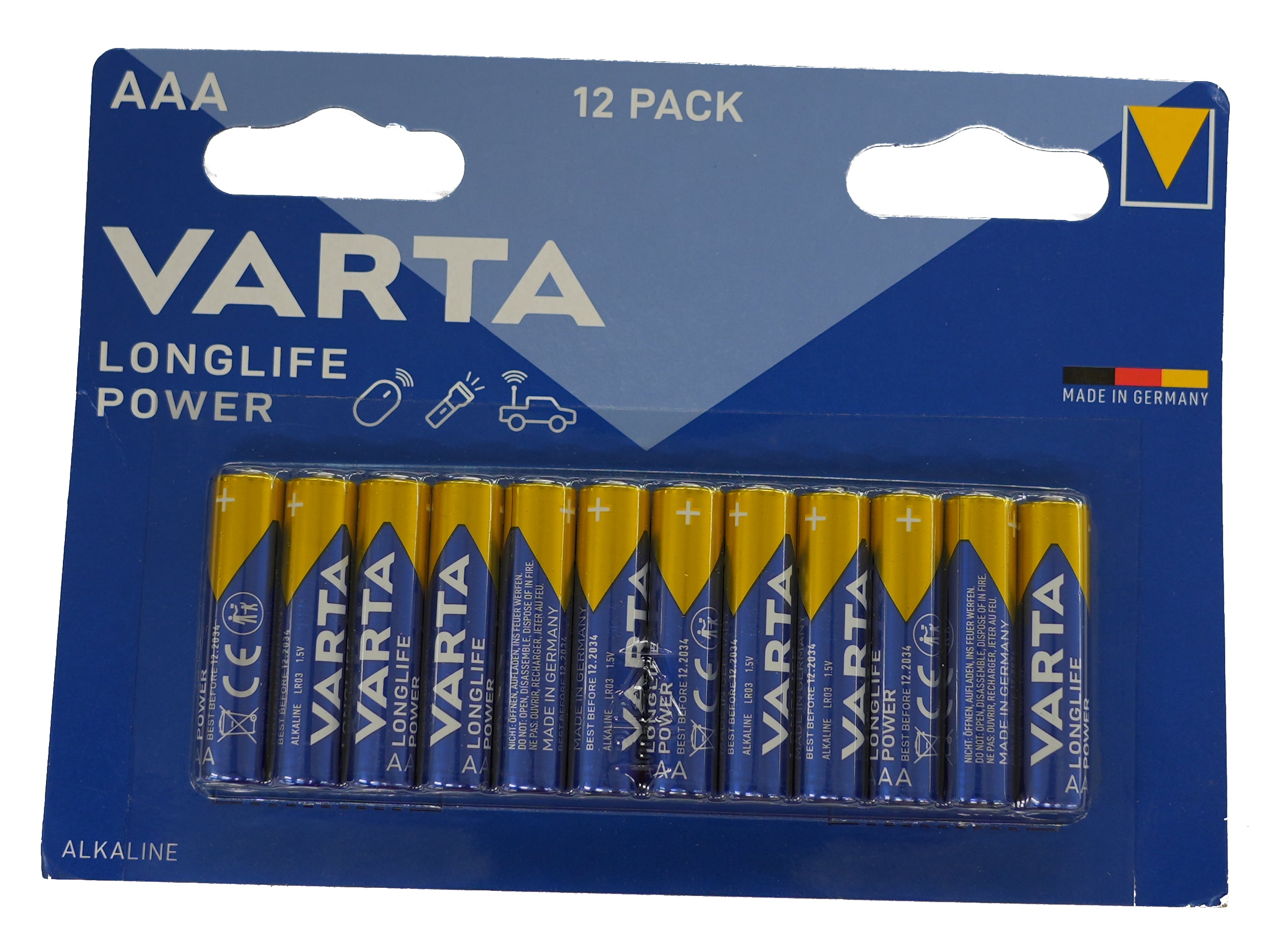 12 Batterien High Energy Micro AAA