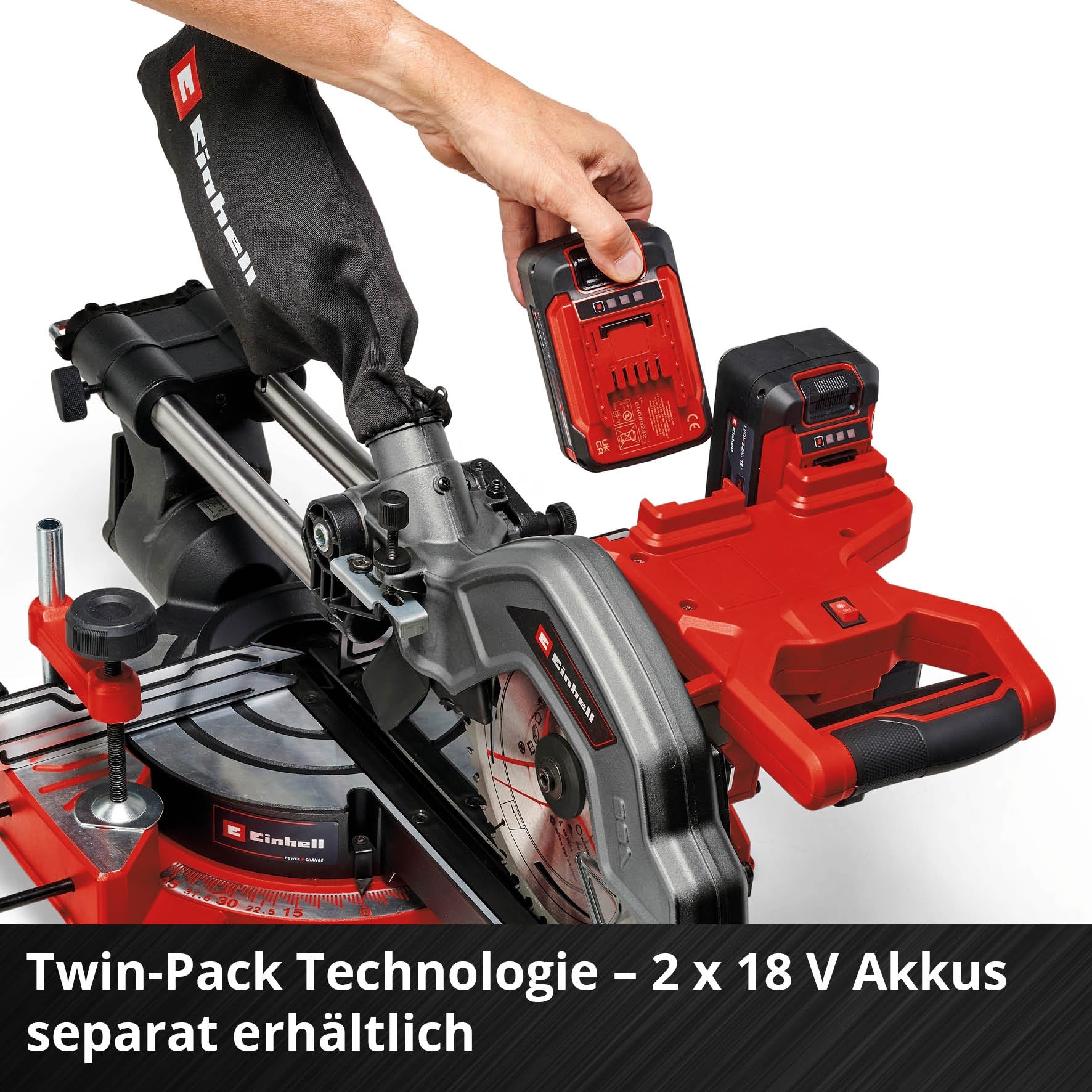 Akku-Zug-Kapp-Gehrungssäge TE-SM 36/8 L Li-Solo