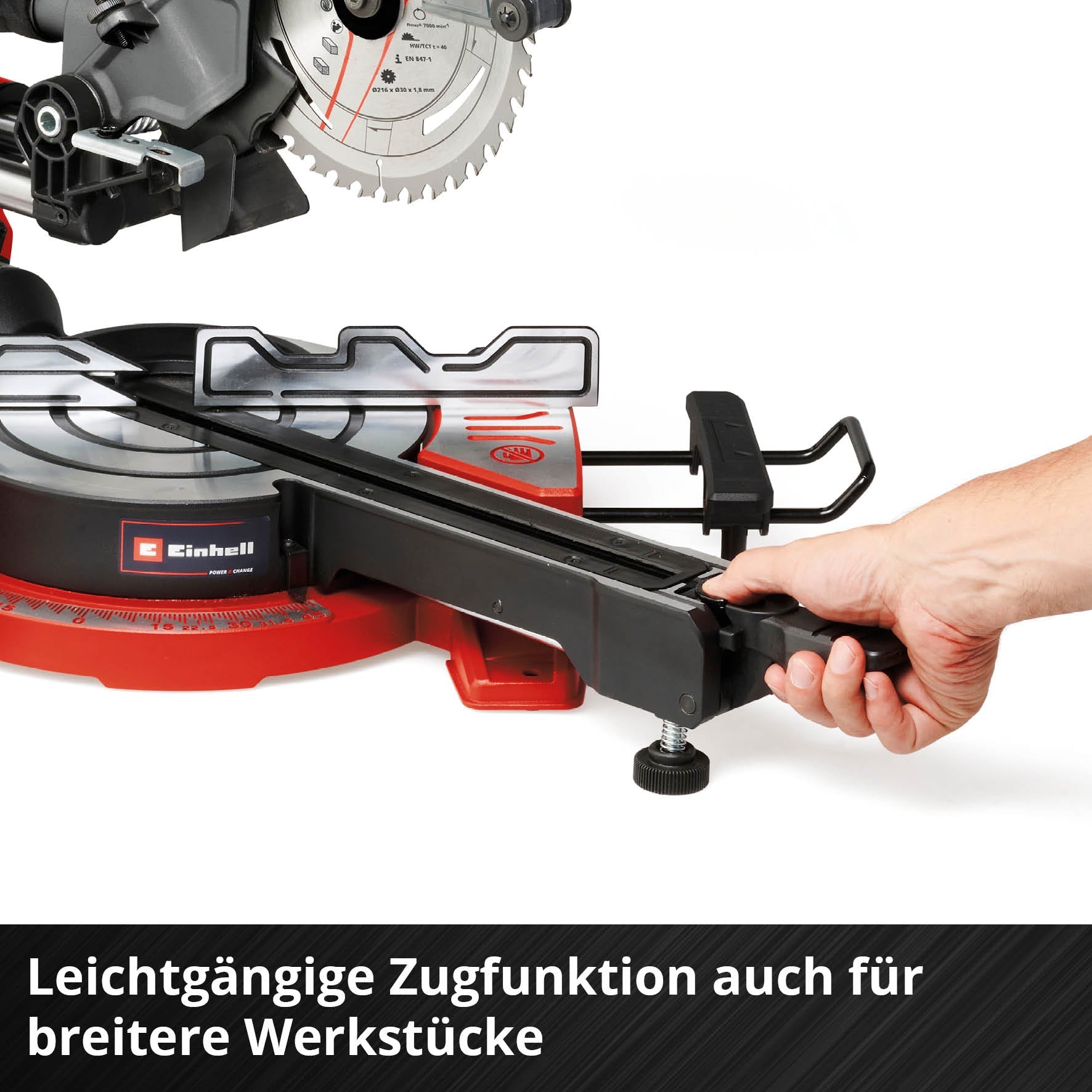 Akku-Zug-Kapp-Gehrungssäge TE-SM 36/8 L Li-Solo