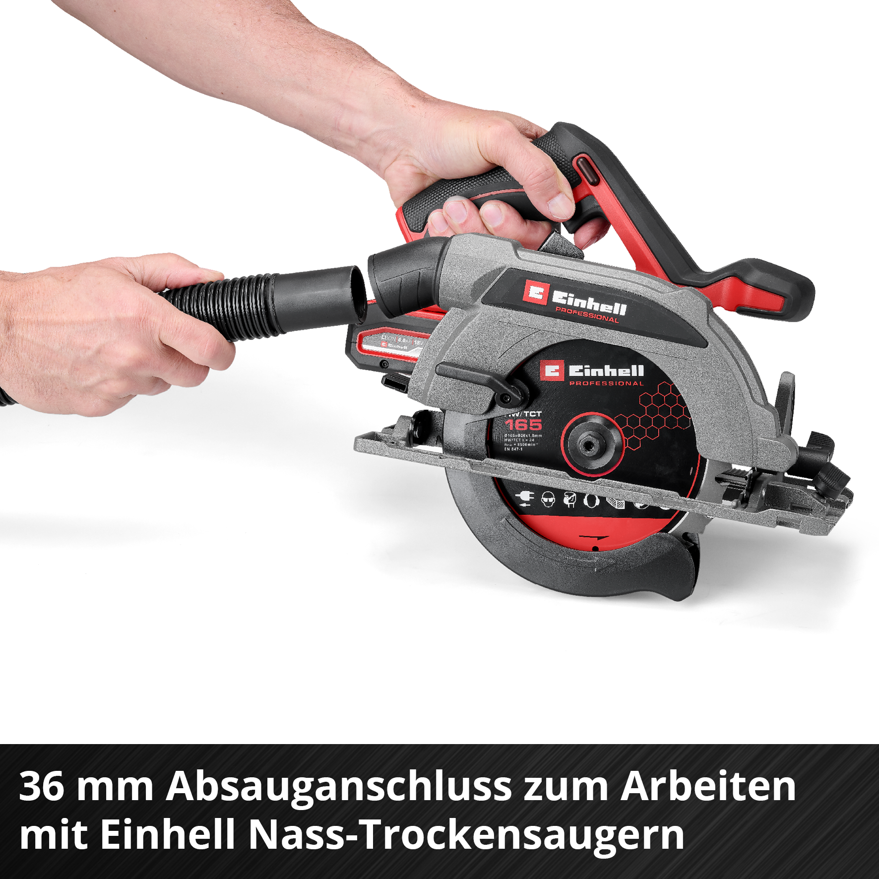 Akku-Handkreissäge TP-CS 18/165 Li BL - Solo