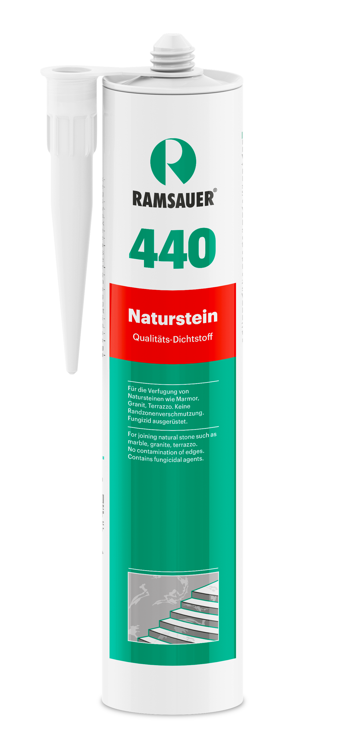 Silikon Dichtstoff 440 Naturstein, transparent 310ml
