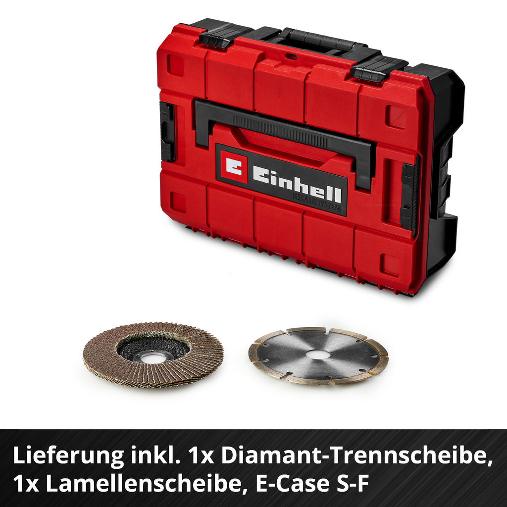 Akku-Winkelschleifer TP-AG 18/125 CE +3 Set - Solo