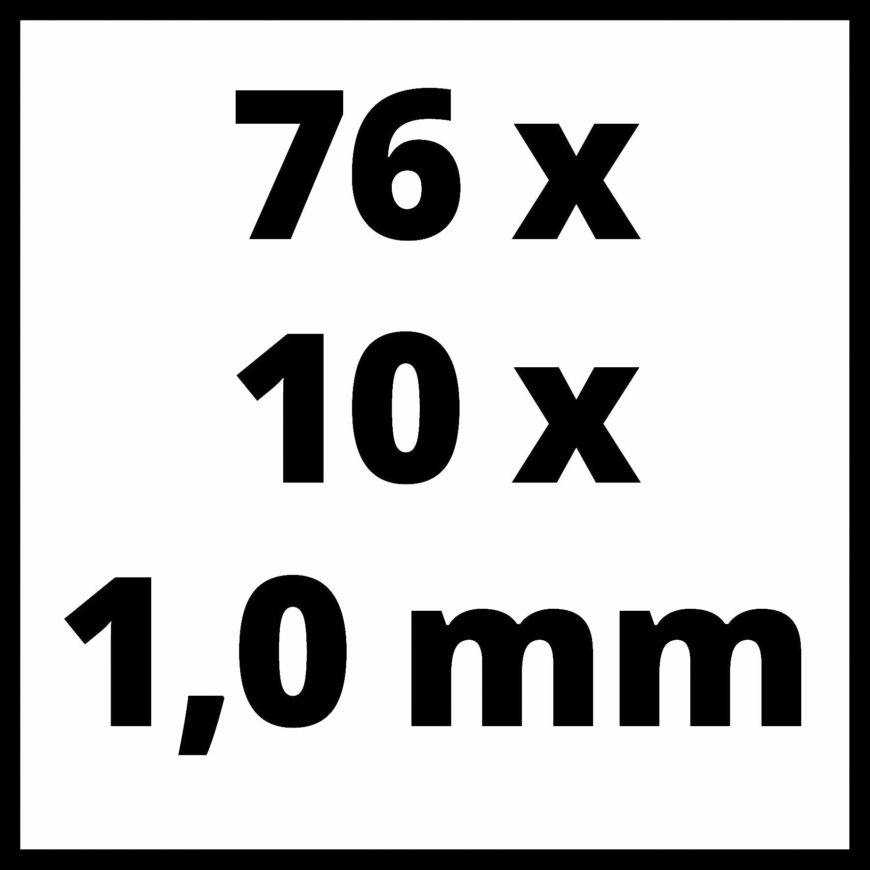 5-tlg. Trennscheiben-Set 76 mm