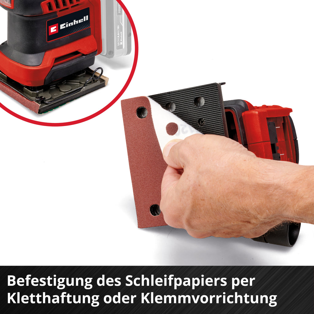 Akku-Faustschleifer TE-OS 18/113 Li - Solo