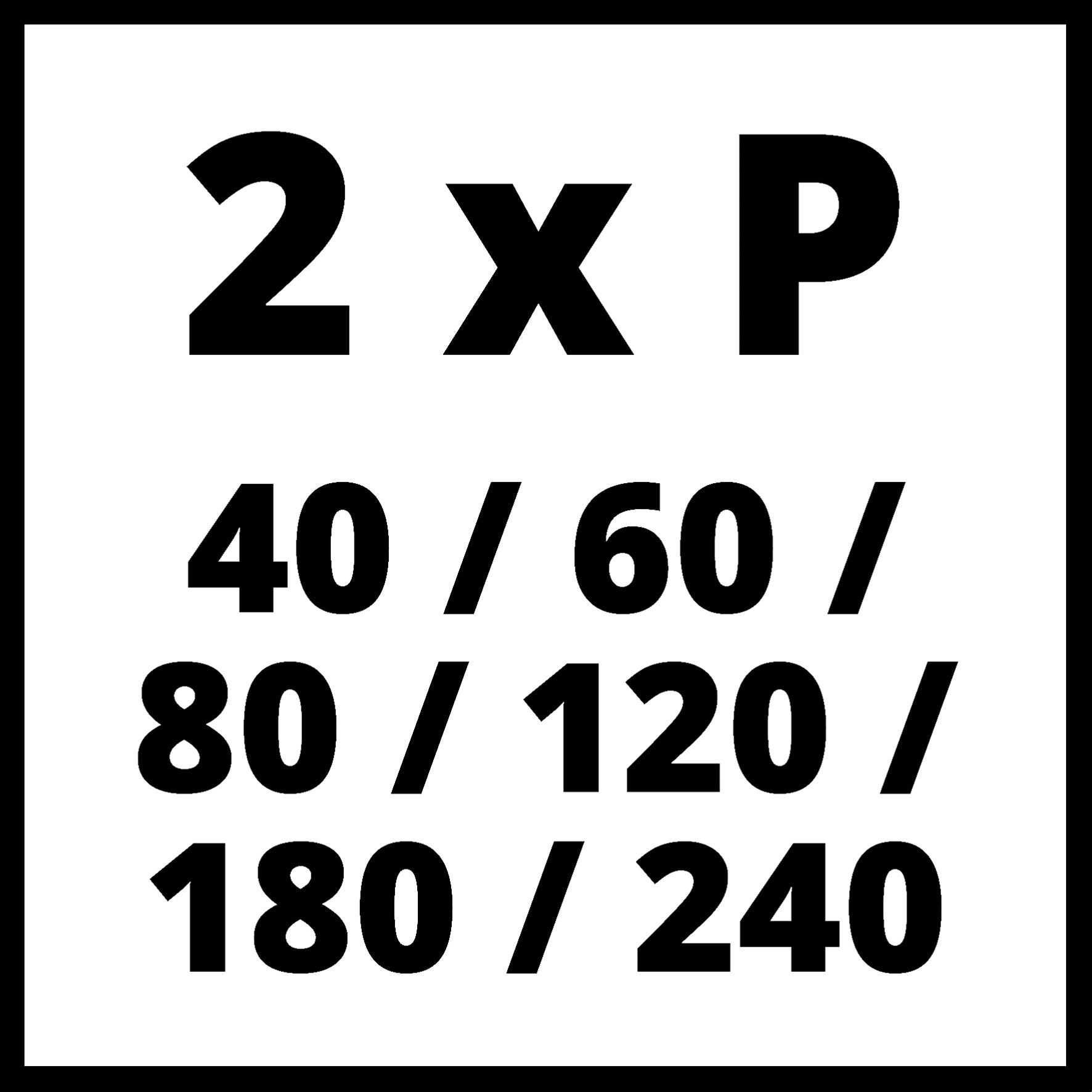 Schleifpapier-Set 102x114mm 12-tlg.