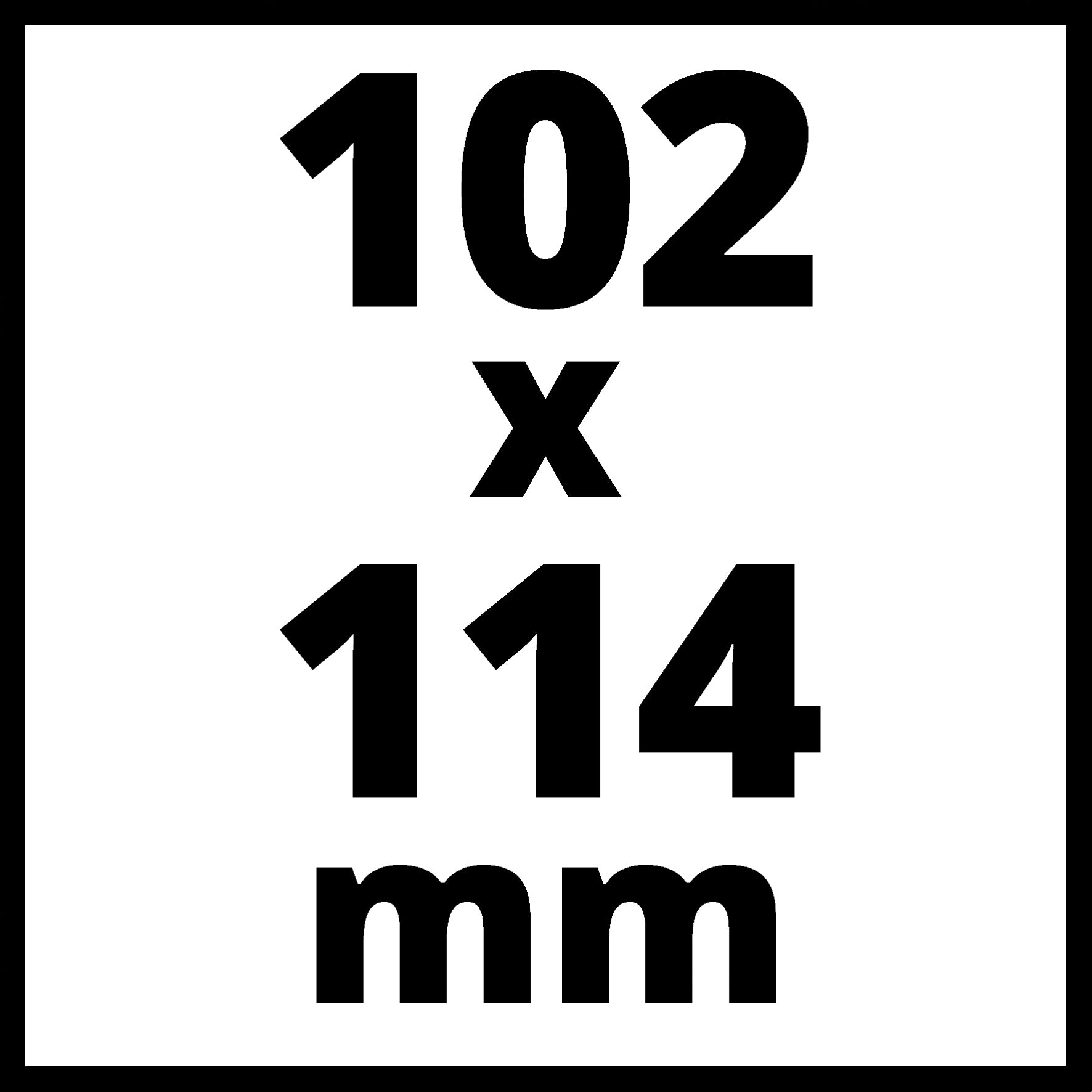 Schleifpapier-Set 102x114mm 12-tlg.