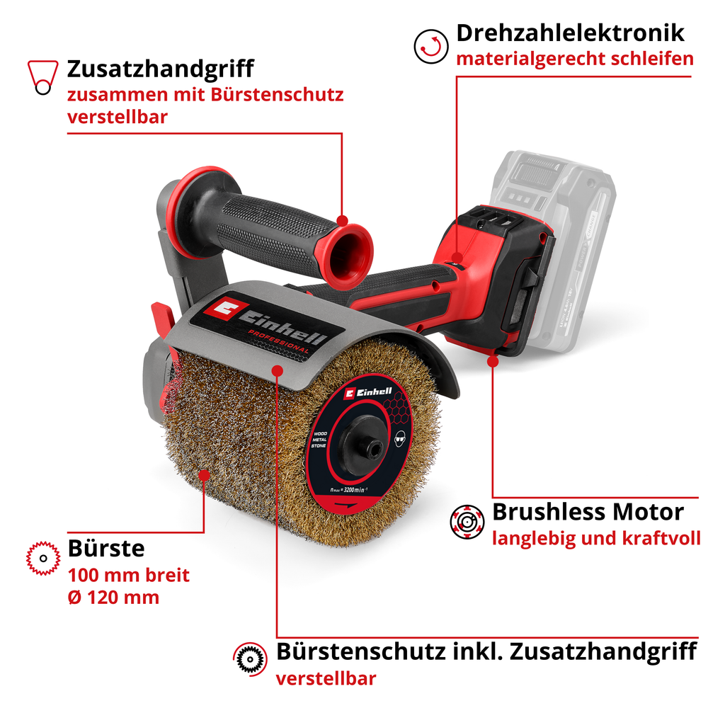Akku-Renovierungsschleifer TP-BR 18/32 Li BL - Solo