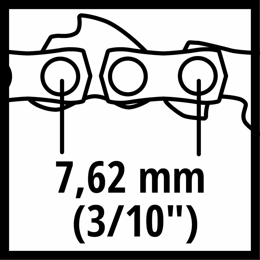 Kettensägen-Zubehör Ersatzkette 15cm 1,0 28T 7,62