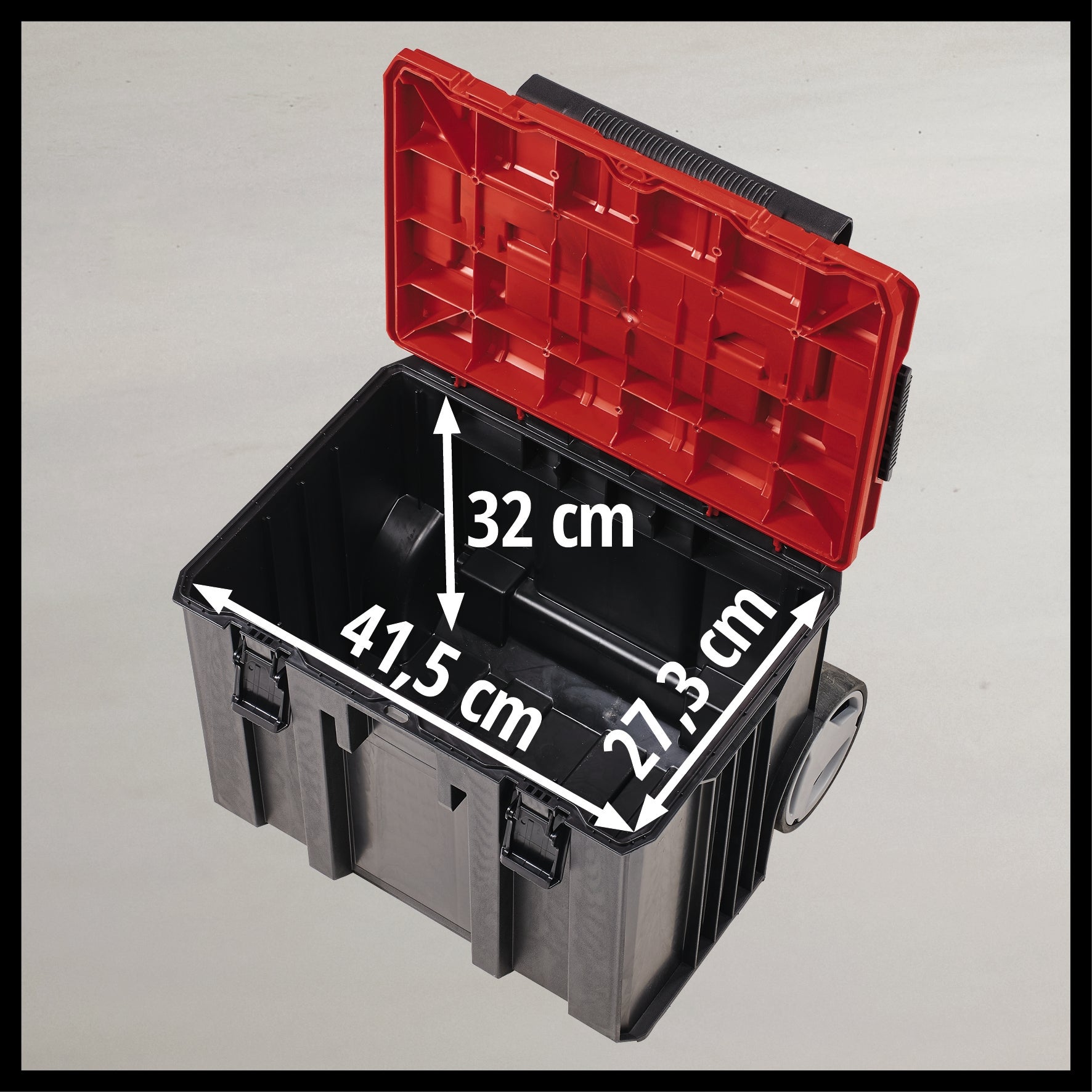 Systemkoffer E-Case L mit Rollen