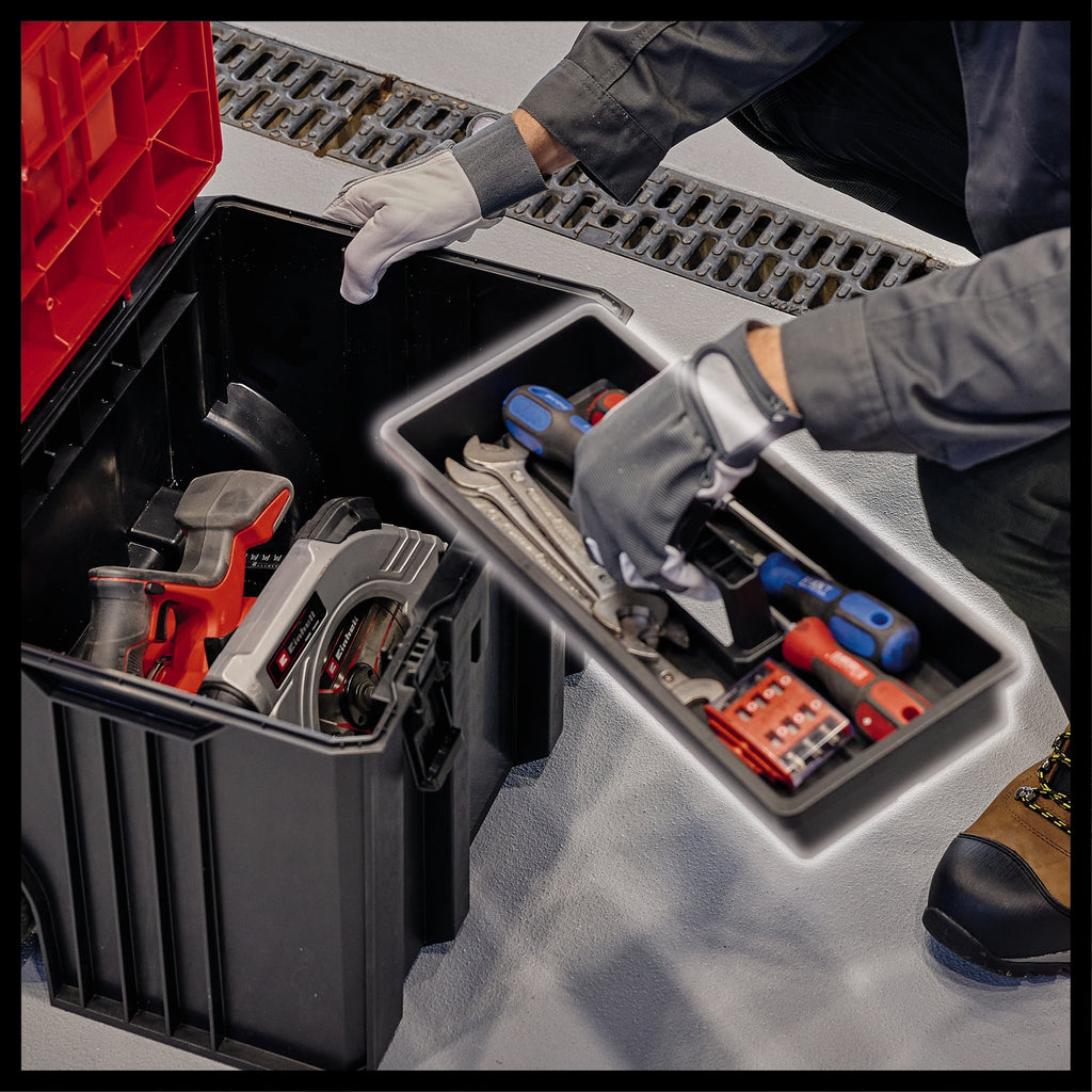 Systemkoffer E-Case L mit Rollen