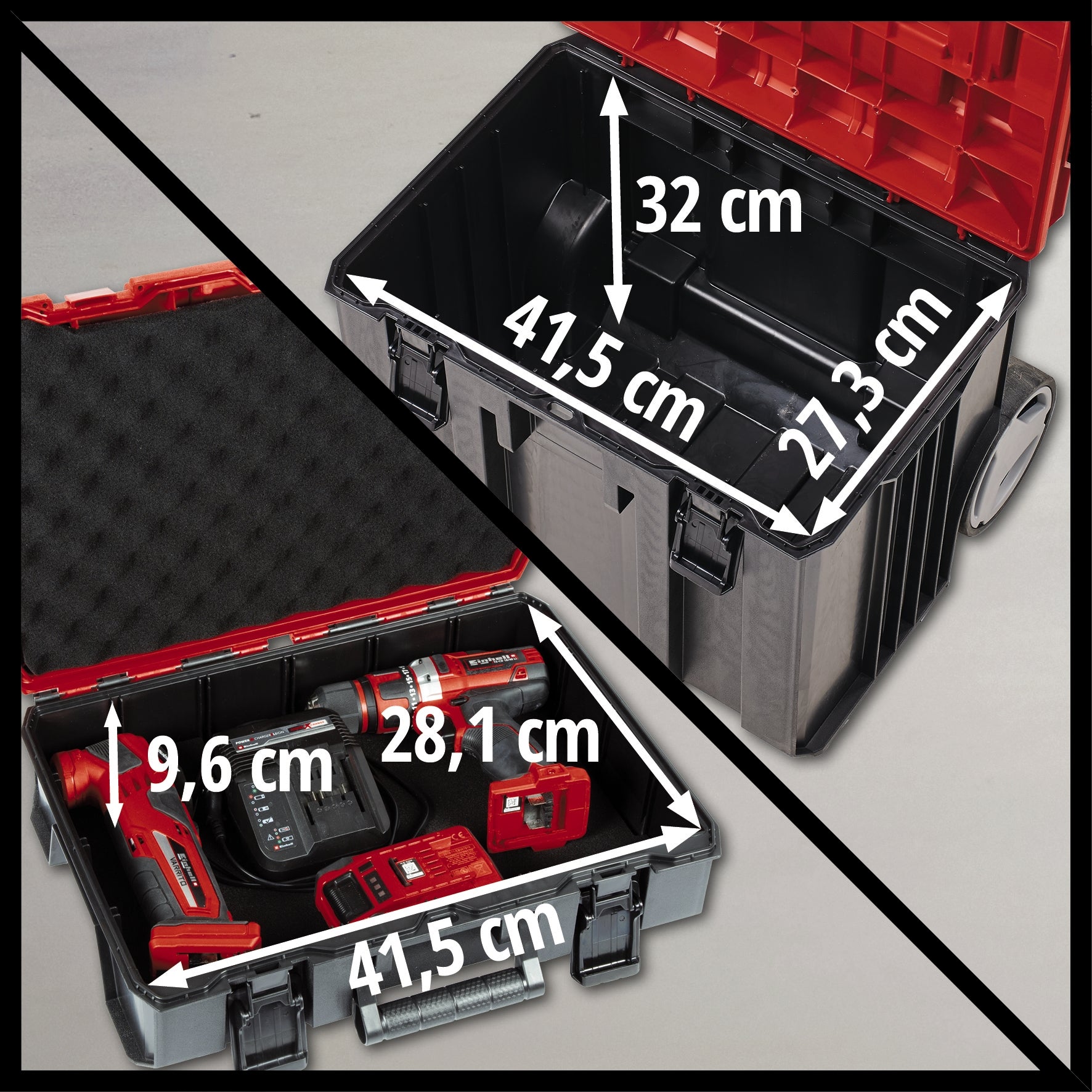 Systemkoffer E-Case Tower