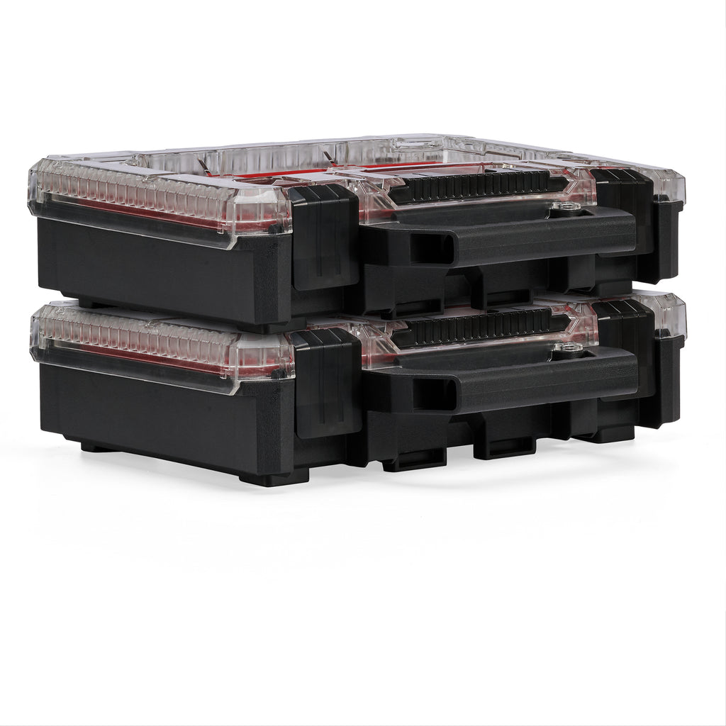 Systemkoffer E-Case Half Size Sortierbox