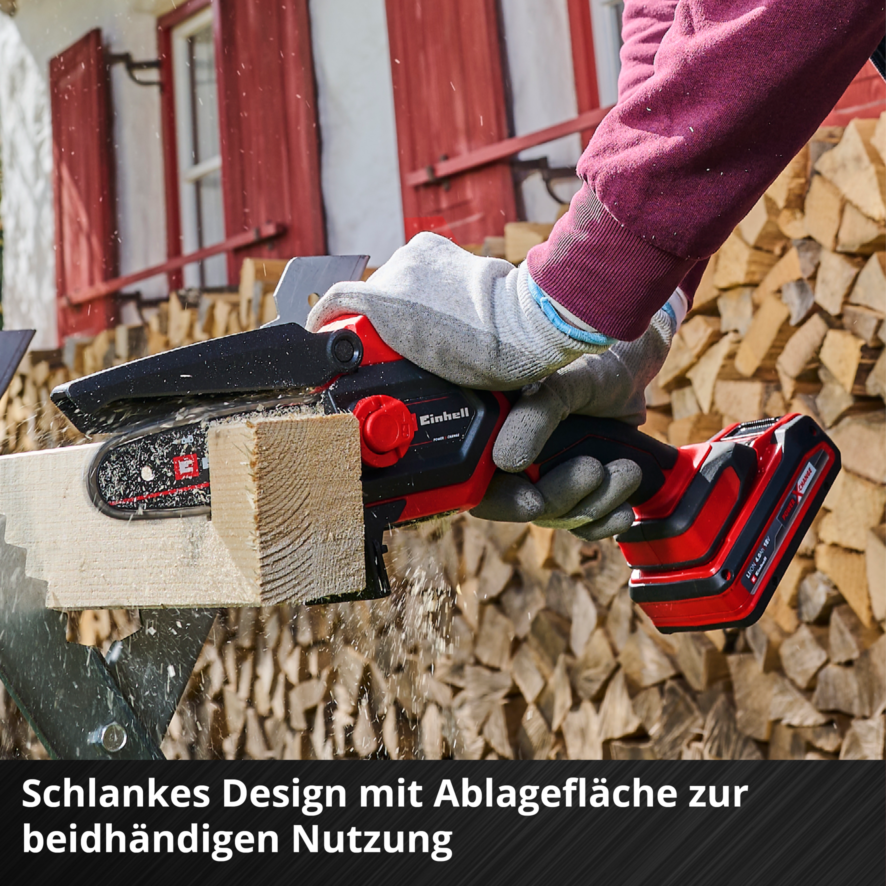 Akku-Astkettensäge GE-PS 18/15 Li Holster Kit