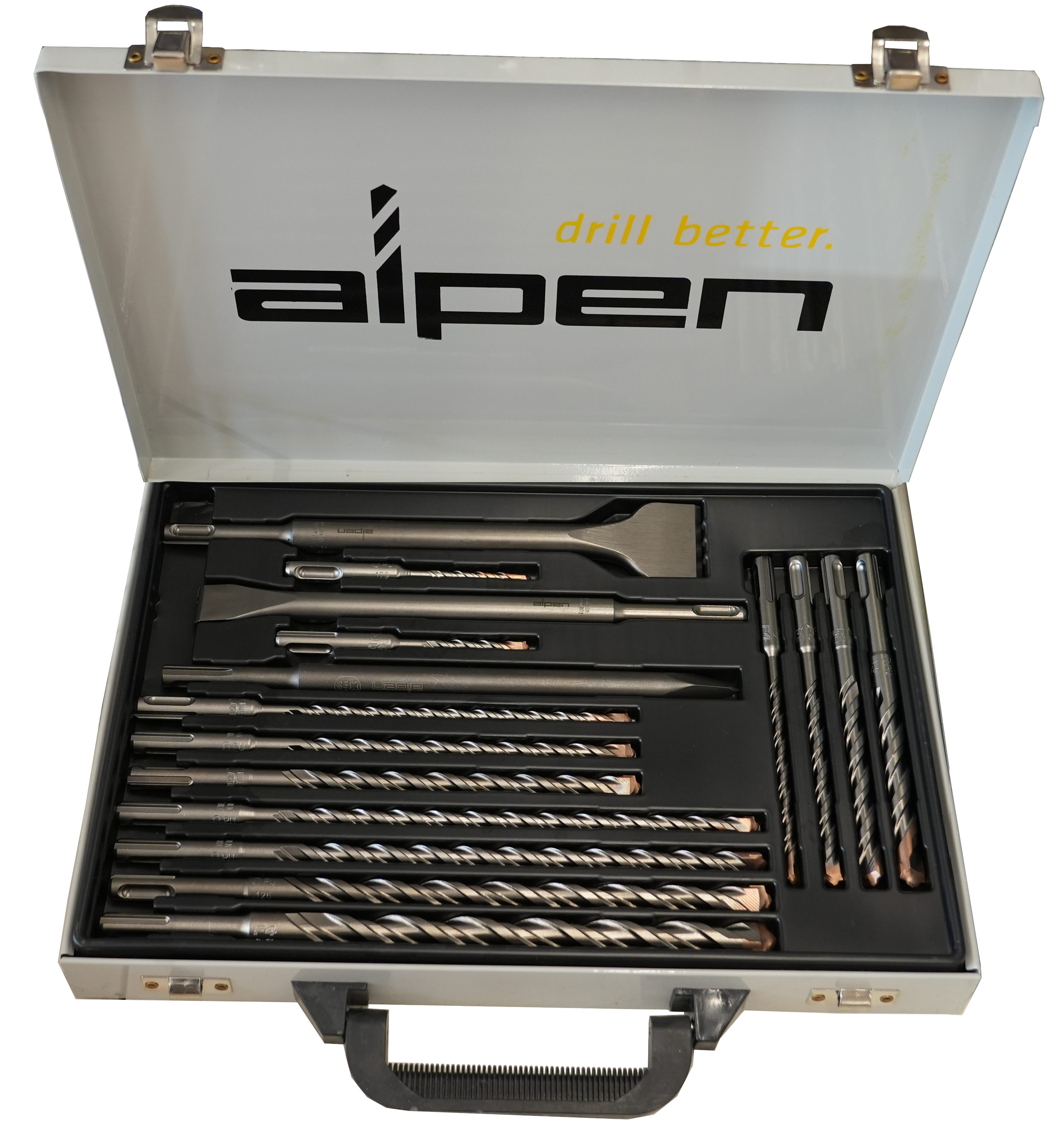 SDS-Plus-Bohrer- / Meißel-Set KIT 16-tlg.