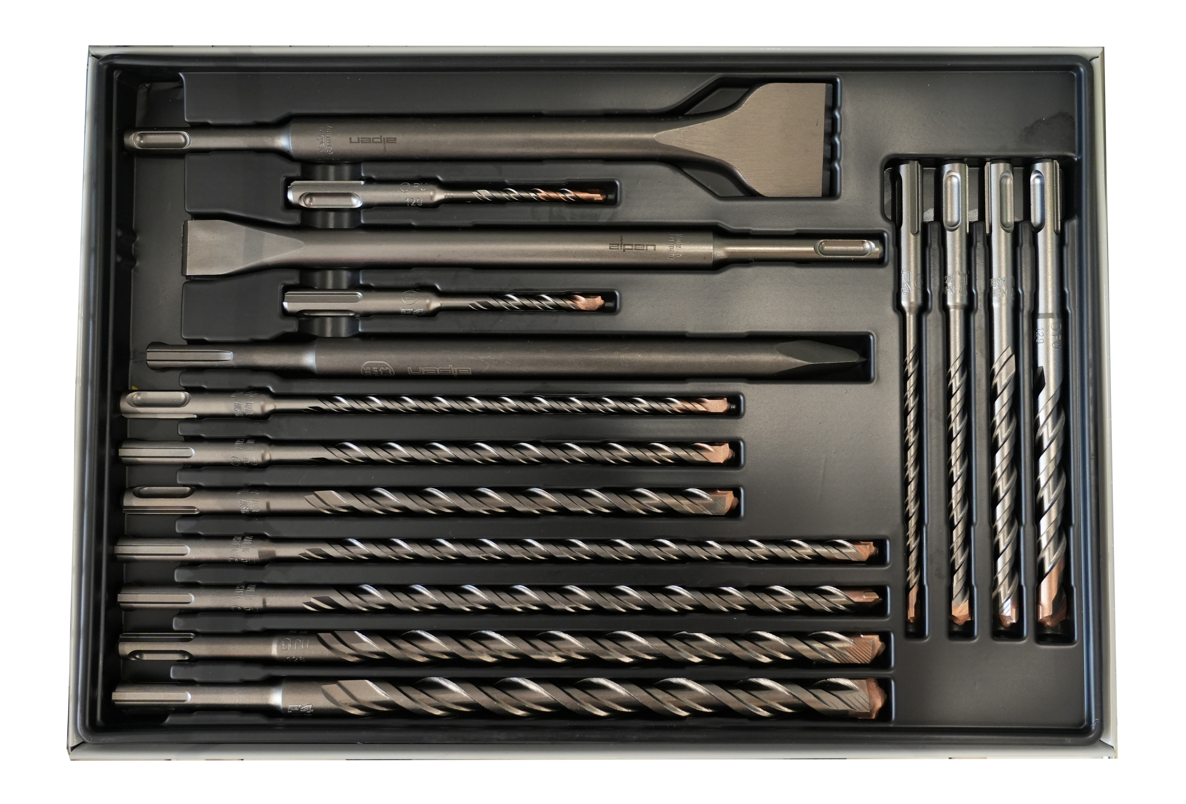 SDS-Plus-Bohrer- / Meißel-Set KIT 16-tlg.