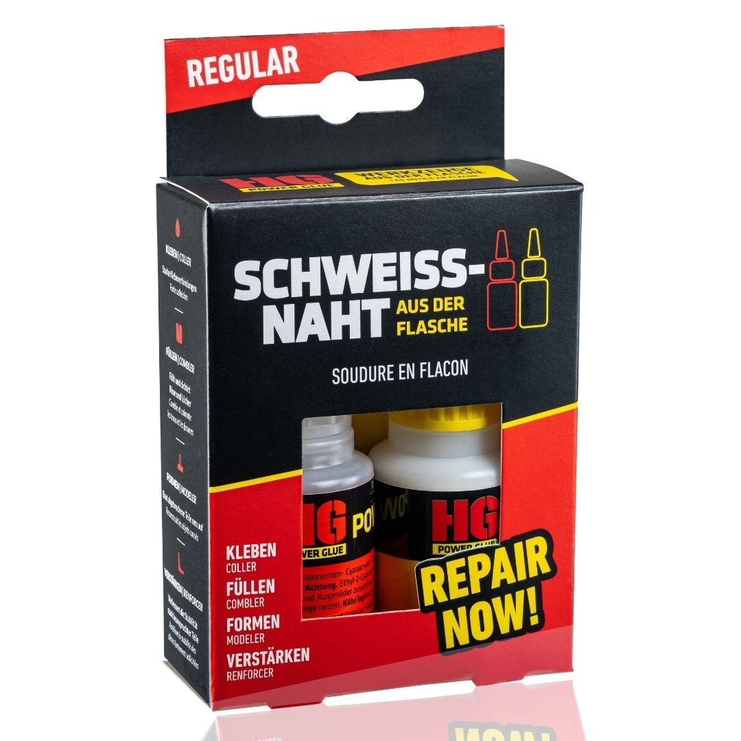 Schweißnaht aus der Flasche 20 g + 40 g Granulat