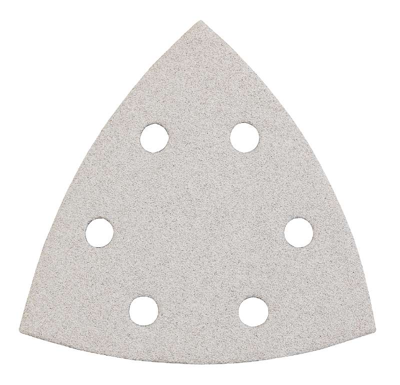 5 QUICK-STICK Schleifdreiecke, Silberschliff, 96 mm
