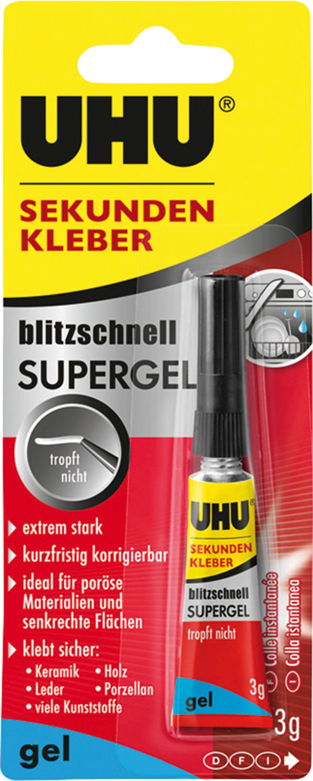 Sekundenkleber Supergel 3 g