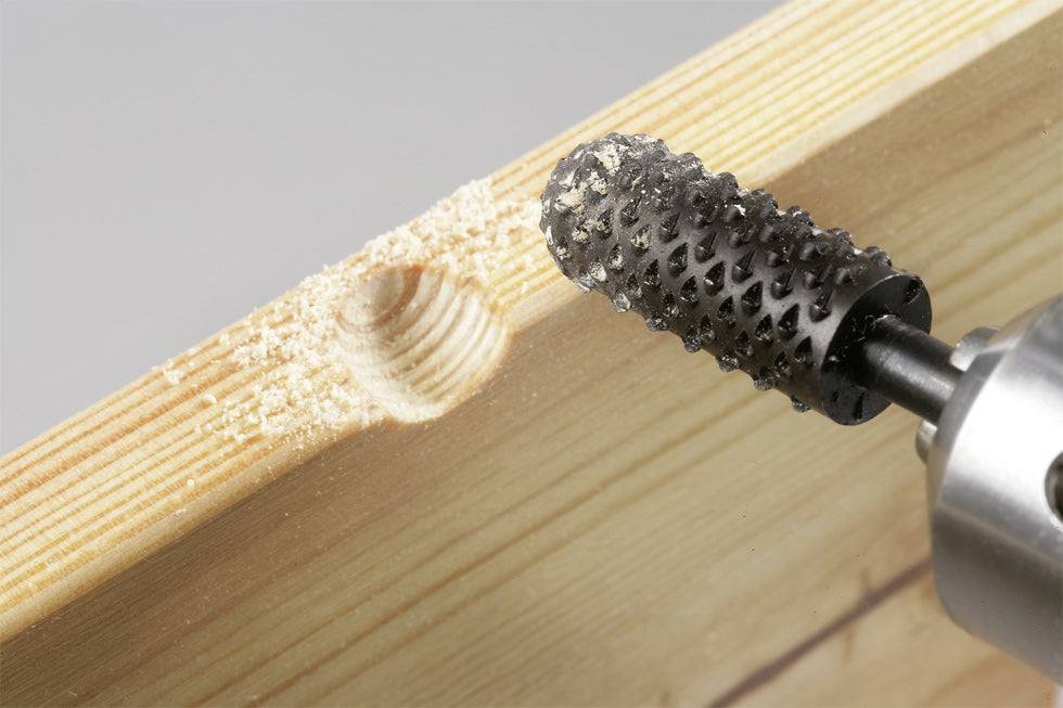 Profilraspel, Holzbearbeitung, zylindrisch rund, 13 x 35 mm