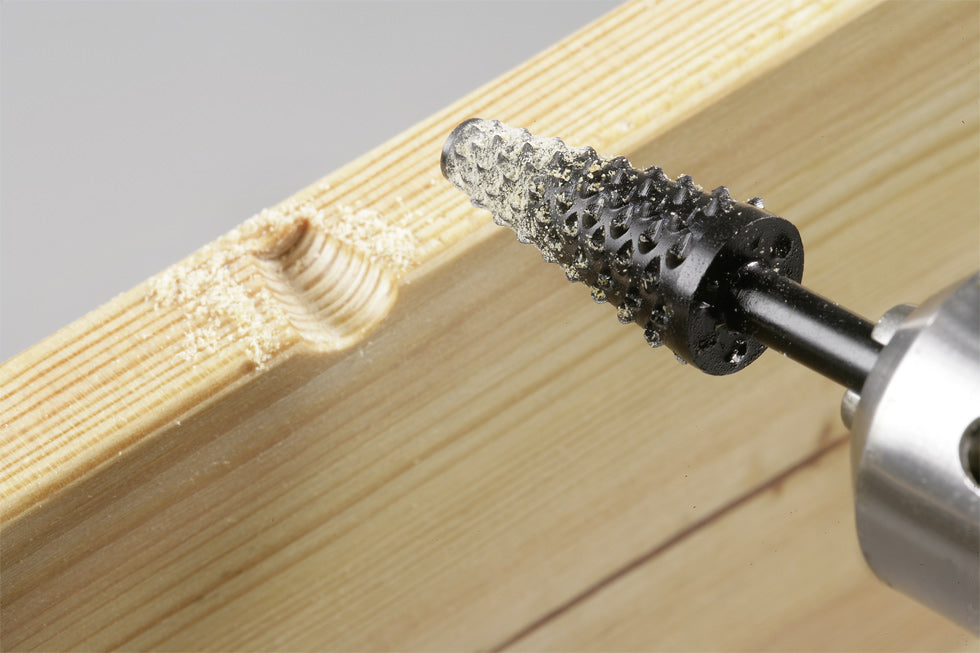 Profilraspel, Holzbearbeitung, konisch, 15 x 35 mm