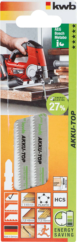 2 Stichsägeblätter Laminat AkkuTop