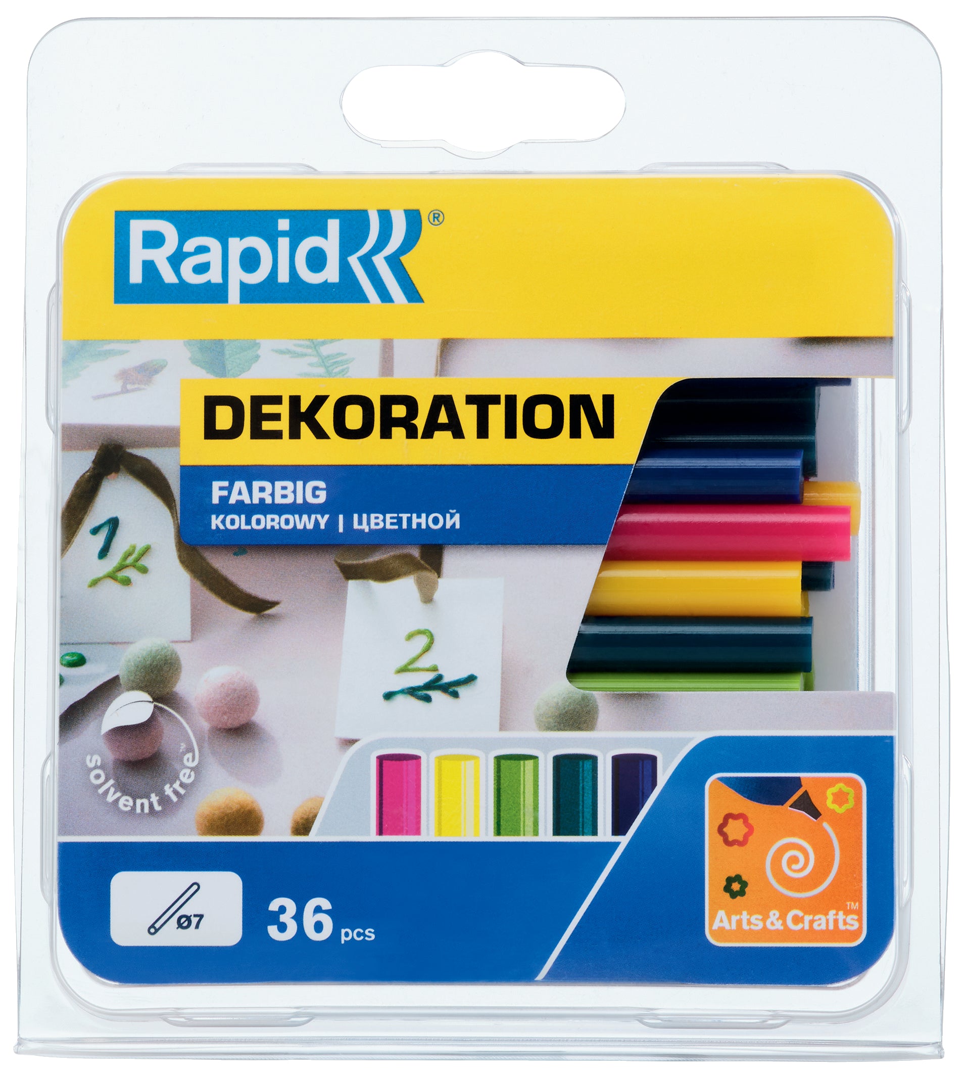 Klebesticks farbig