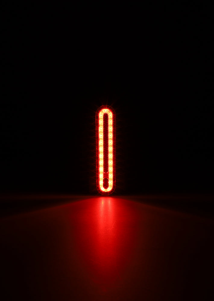 LED-Akku Rücklicht STOP 50 Dioden