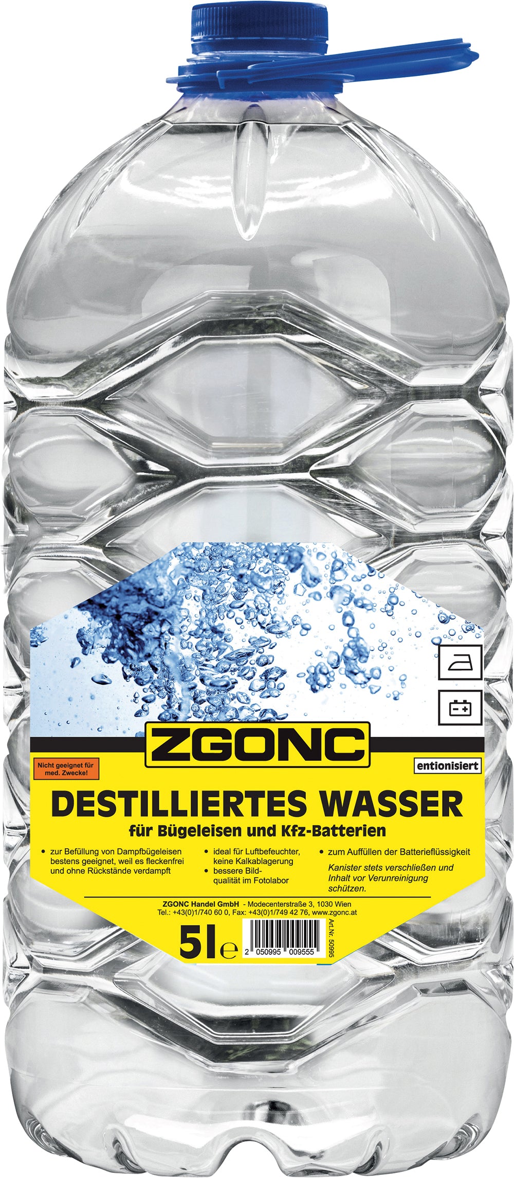 destilliertes Wasser 5 l