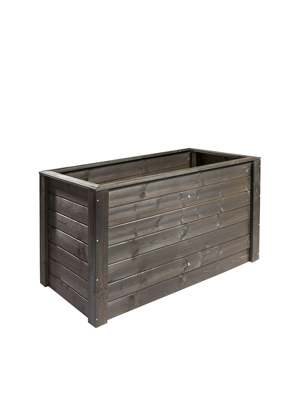Hochbeet grau lasiert 150x80x80 cm