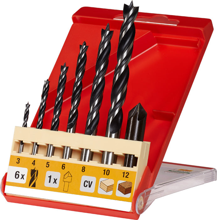 Holzspiralbohrersatz 7-tlg.