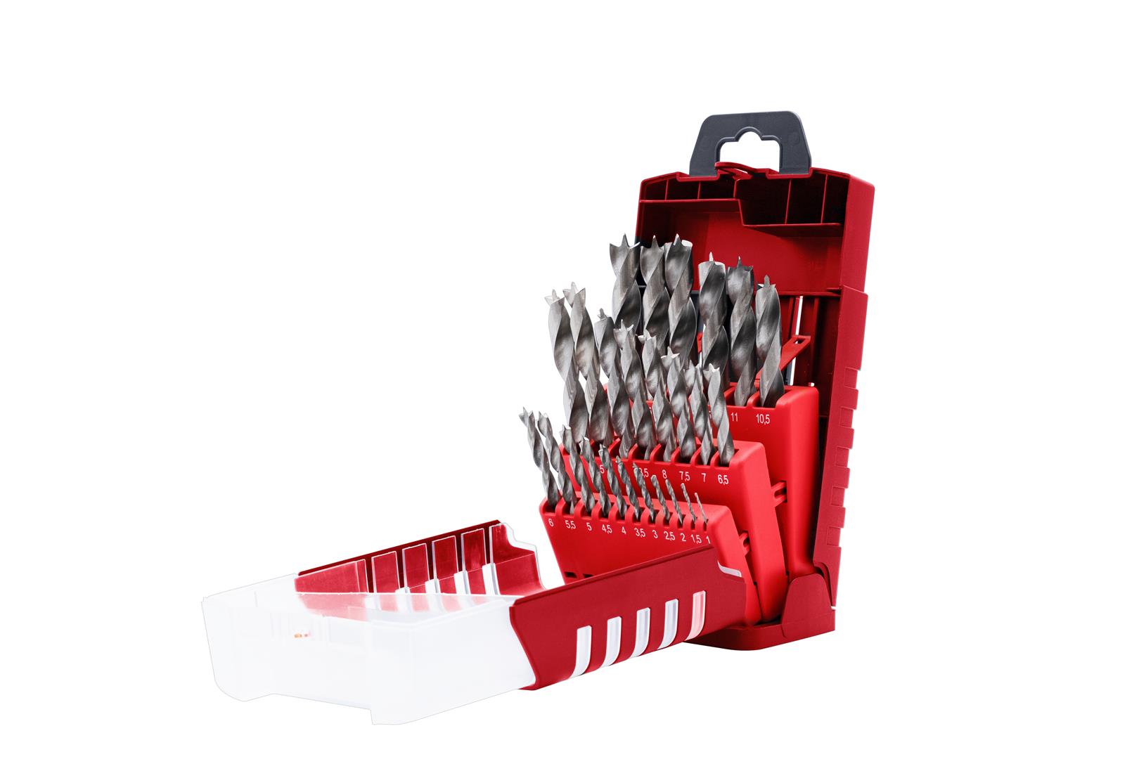 HSS Holzbohrer-Set 25-teilig