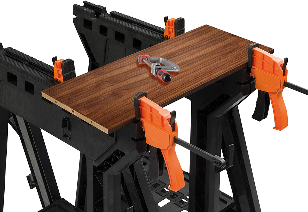 2 Kunststoff-Klappböcke 450 kg