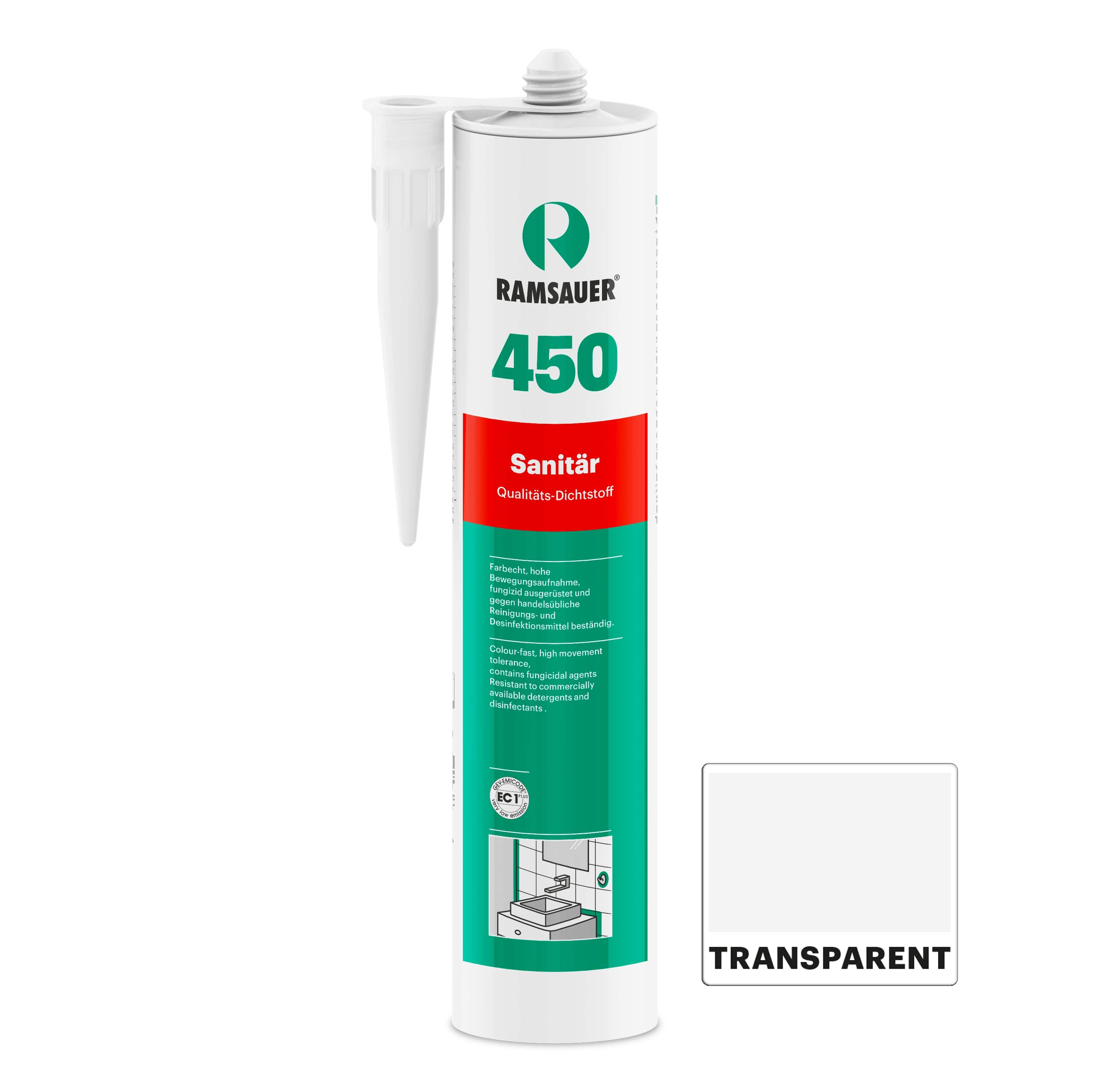 Sanitär-Silikon-Dichtmasse transparent 310 ml
