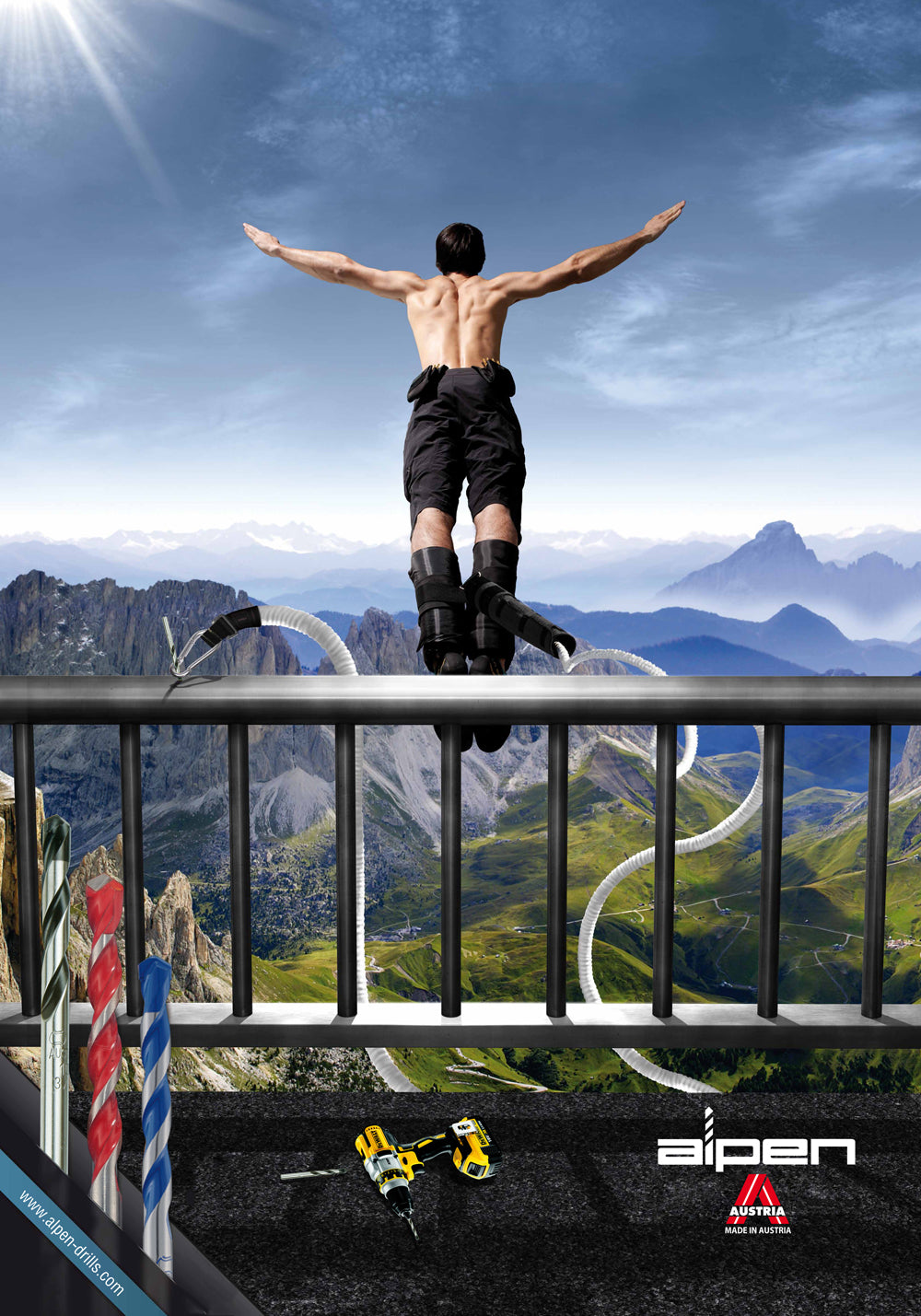 Granit-Bohrersatz 5-tlg.