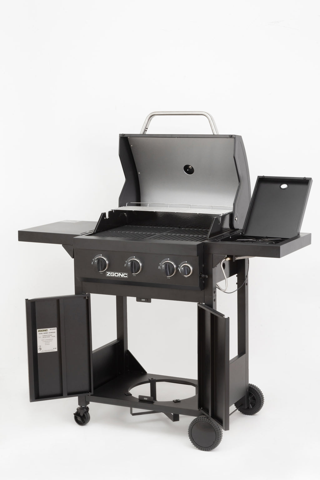 Gasgrill 3 Brenner + Seitenkocher