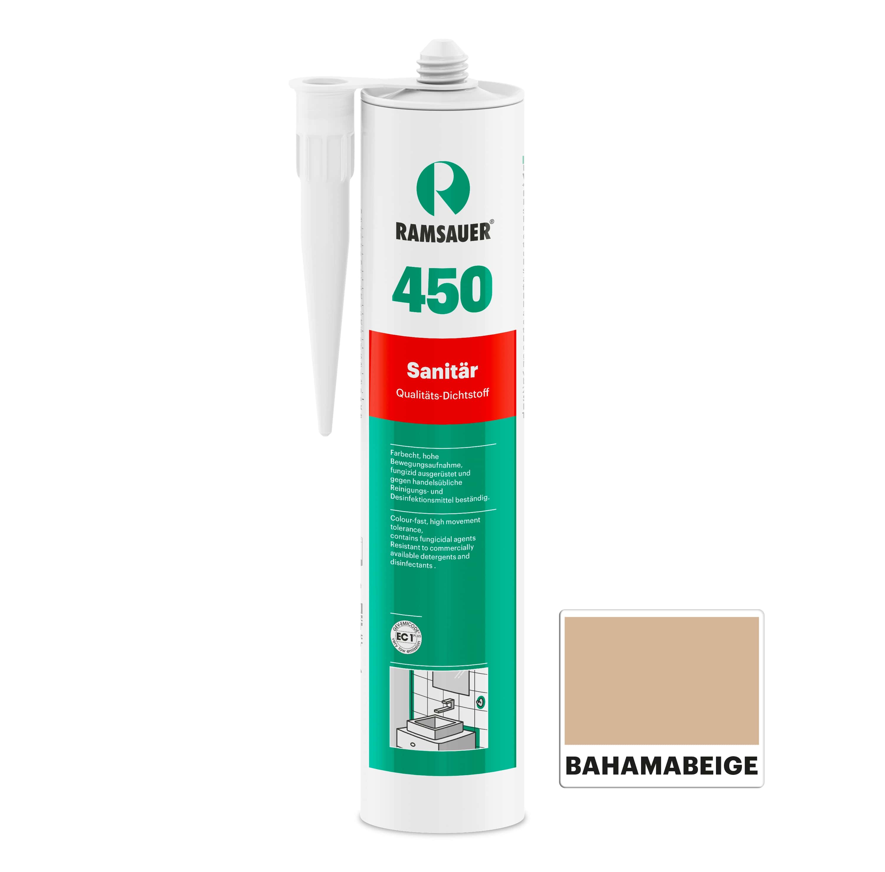 Sanitär-Silikon-Dichtmasse bahamabeige 310 ml