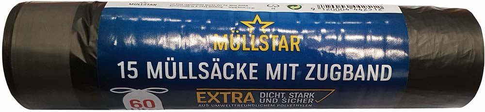 15 Müllsäcke 60 l