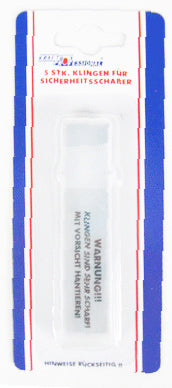 5 Ersatz-Klingen 90 mm zu Glas-Schaber 55888