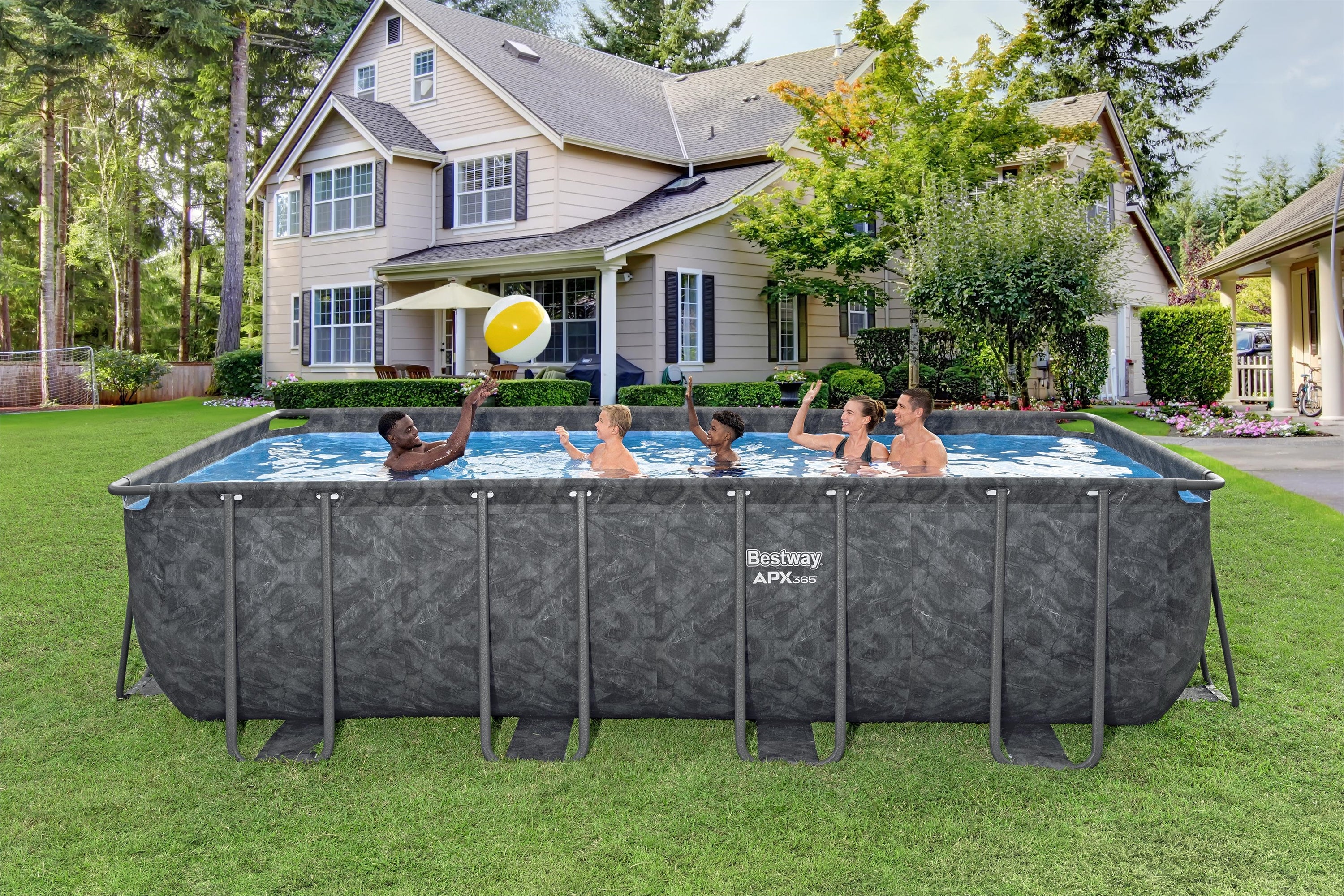 Stahlrahmen-Pool 549 x 274 x 132 cm APX365