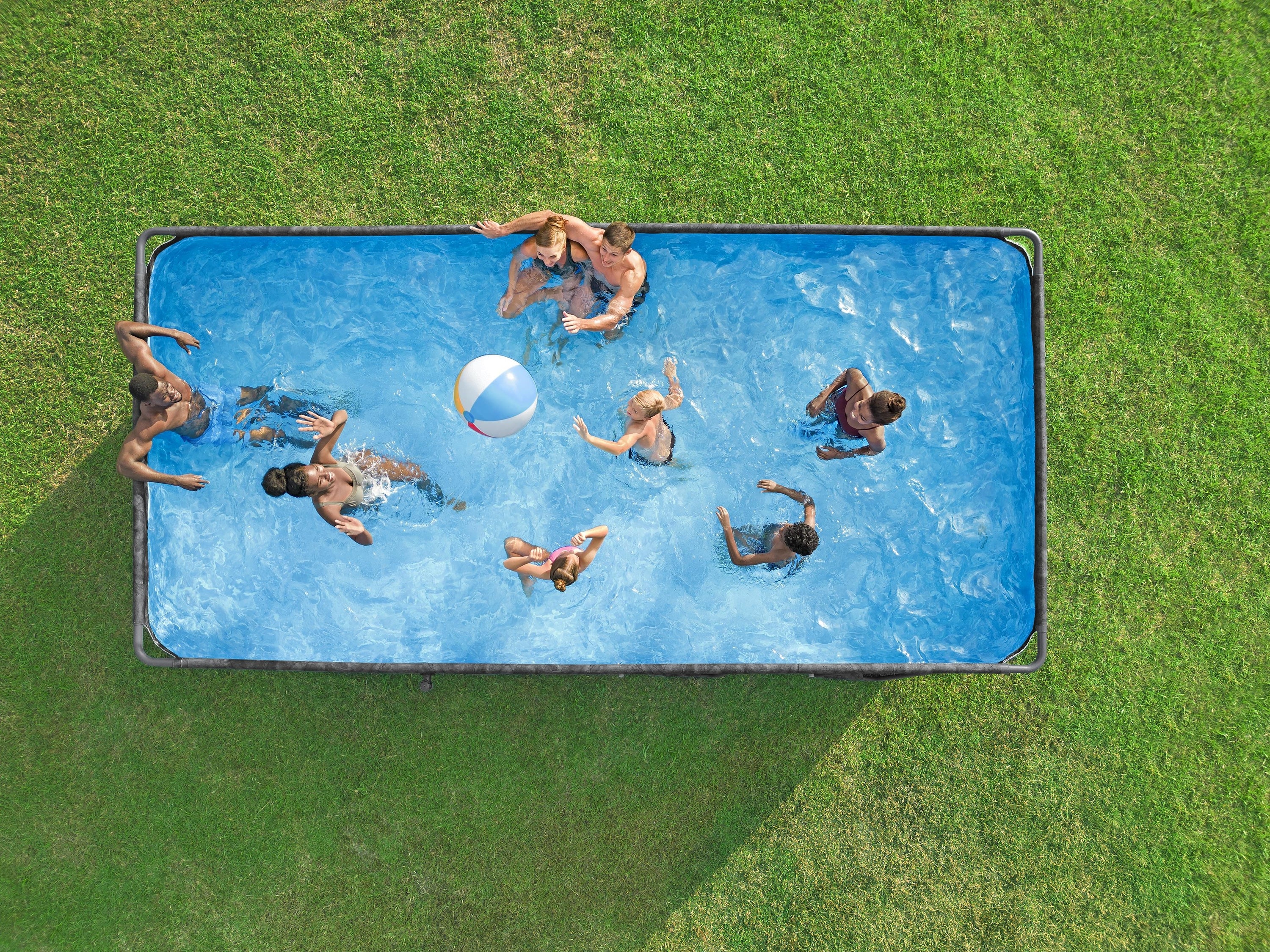 Stahlrahmen-Pool 549 x 274 x 132 cm APX365