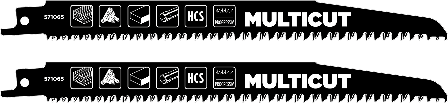 MULTICUT HCS-Säbelsägeblätter, Holzbearbeitung, fein - grob