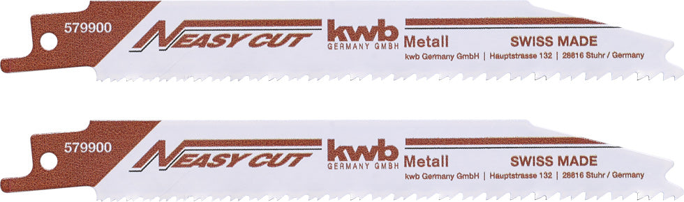 2 EASY CUT Säbelsägeblätter, Metallbearbeitung, Bi-Metall