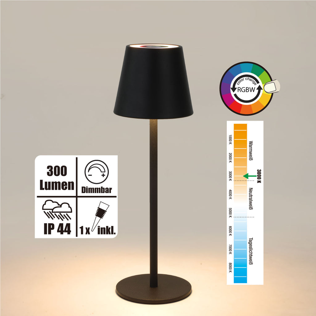 LED-Akku-Tischleuchte