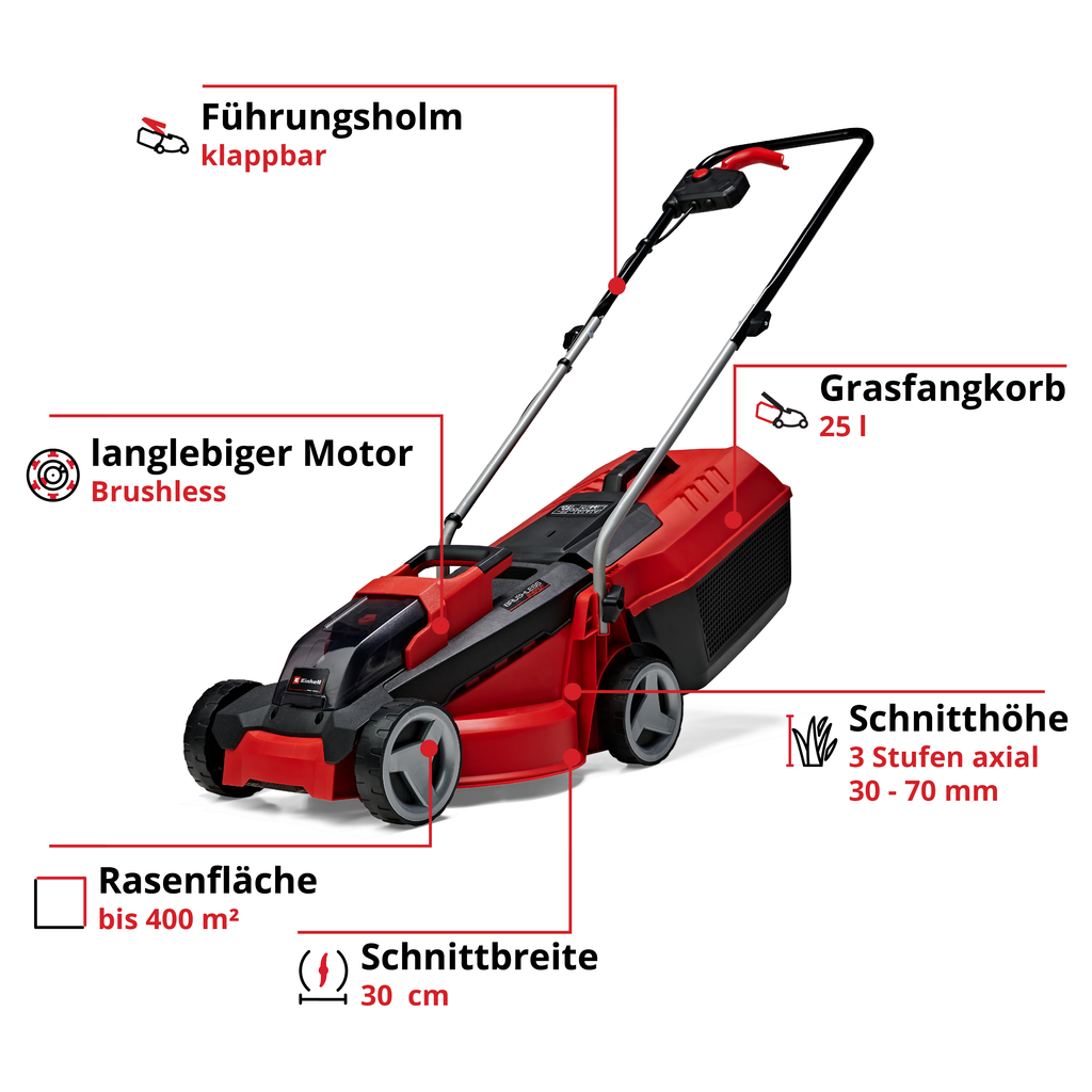 Akku-Rasenmäher GE-CM 18/30 Li Kit, Power X-Change
