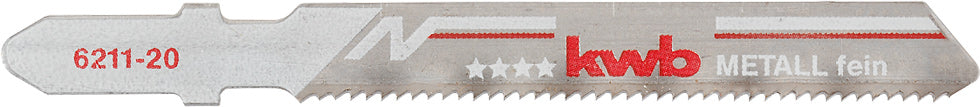 5 Stichsägeblätter, Metallbearbeitung, Bi-Metall, fein