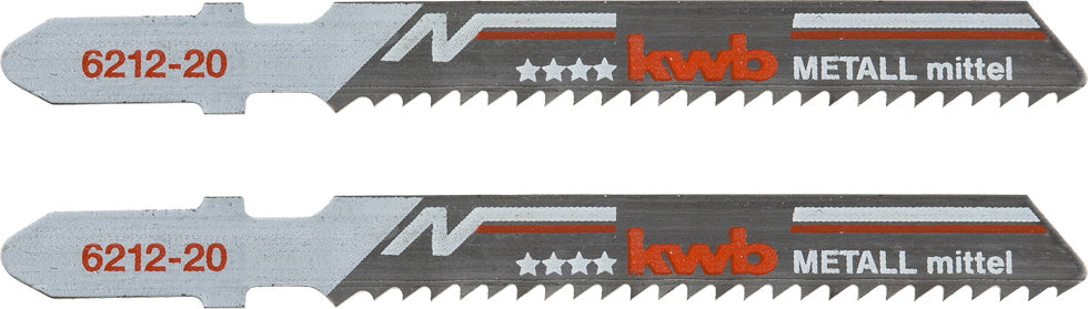 Stichsägeblätter, Metallbearbeitung, Bi-Metall, 2 x mittel
