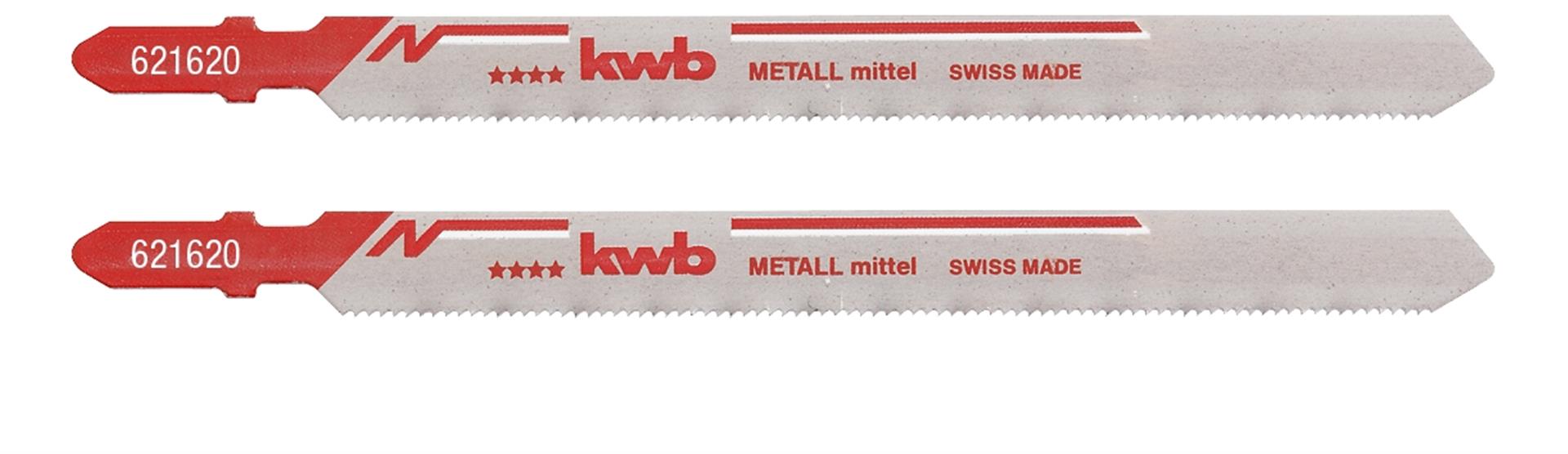 2 Bi-Metall-Stichsägeblätter für Metall, fein, extra lang