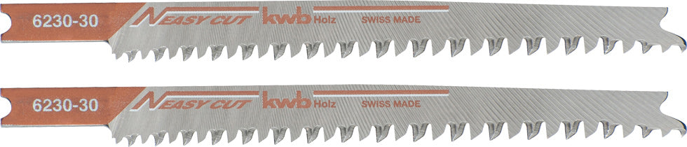 2 EASY CUT Stichsägeblätter, Holzbearbeitung, HCS, Universalschaft, fein-grob